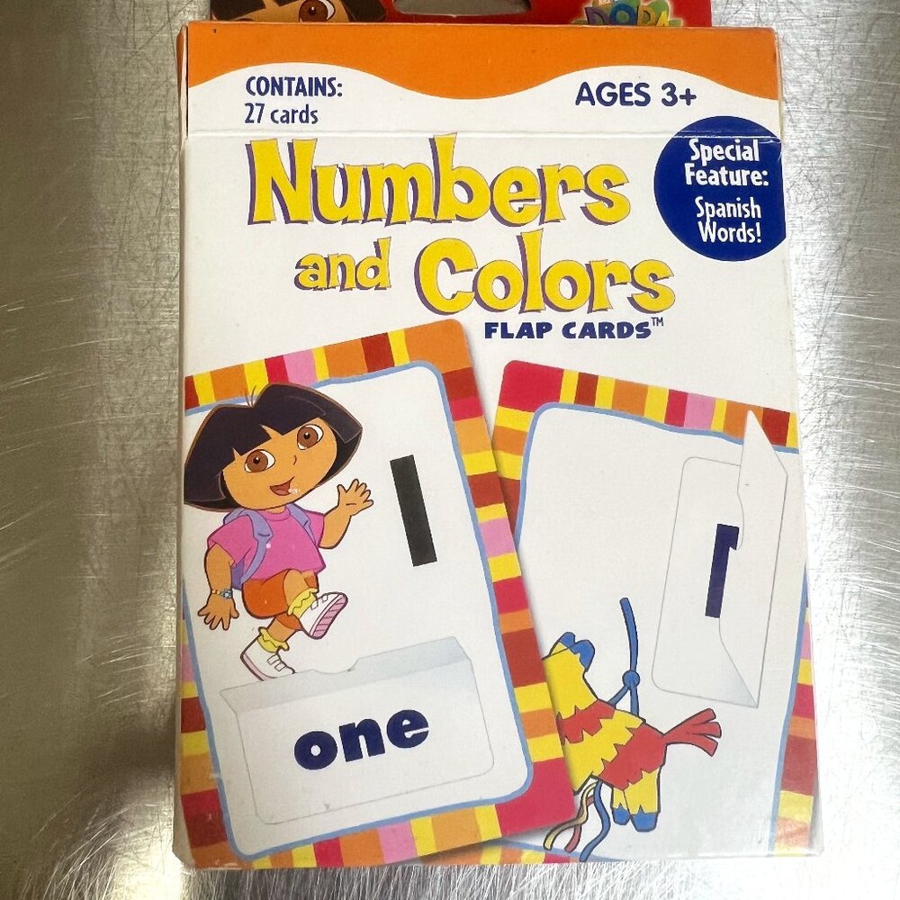 DORA Explorer Numbers & Colors card game